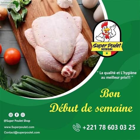 Alimentation Gastronomie Vente De Poulet De Chair Dakar Banabaana