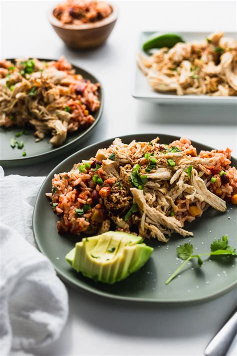 Healthy And Easy Instant Pot Mexican Chicken And Rice 3 Scoops Of Sugar