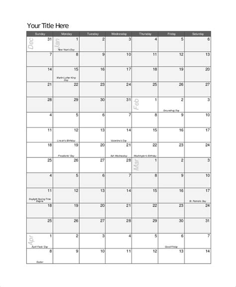 Printable Multi Month Calendars Free Calendar Template Labb By Ag