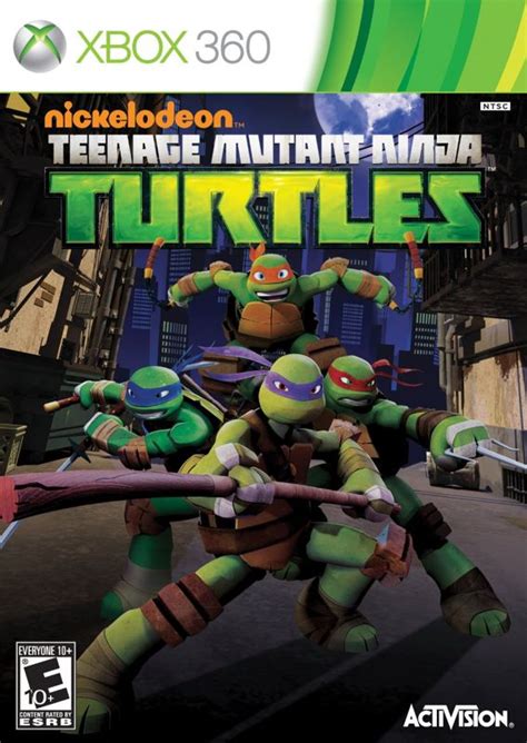 Teenage Mutant Ninja Turtles 2013 Xbox 360 Box Cover Art Mobygames