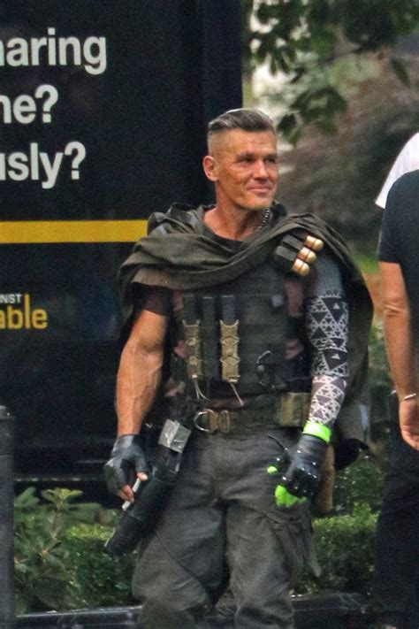 First Look Josh Brolin Films Deadpool 2 In Vancouver Photos Daily