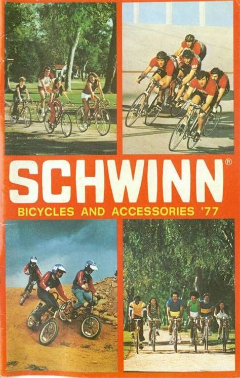 Schwinn 1977 Bicycles And Accessories Cover Schwinn Schwinn Bike