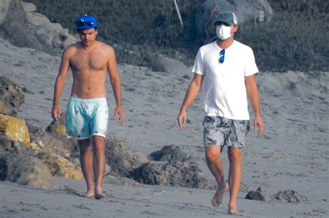 Pals Leonardo DiCaprio And Emile Hirsch Hit Beach Shirtless I Know All News