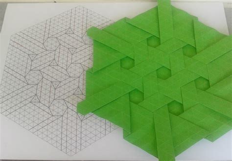 Origami Tessellation Open Back Hexagon Twist Eric Gjerde T Yusuf Trkmen Flickr