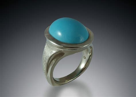 Turquoise Cabochon Ring Skylight Jewelers