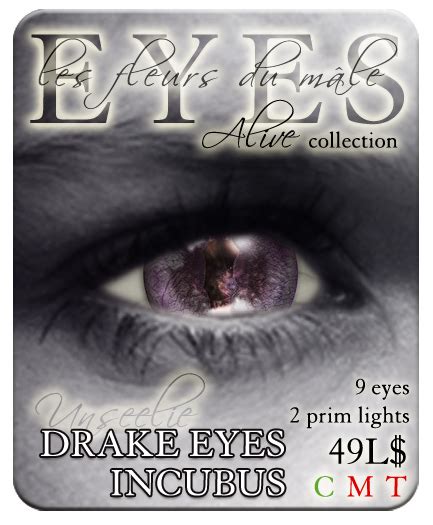 Second Life Marketplace Fdm Alive Eyes Drake Incubus 9 Eyes 2
