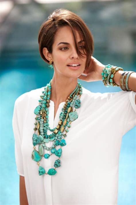 40 Fashion Statements And Styles Using Turquoise Fashion Turquoise Turquoise Jewelry