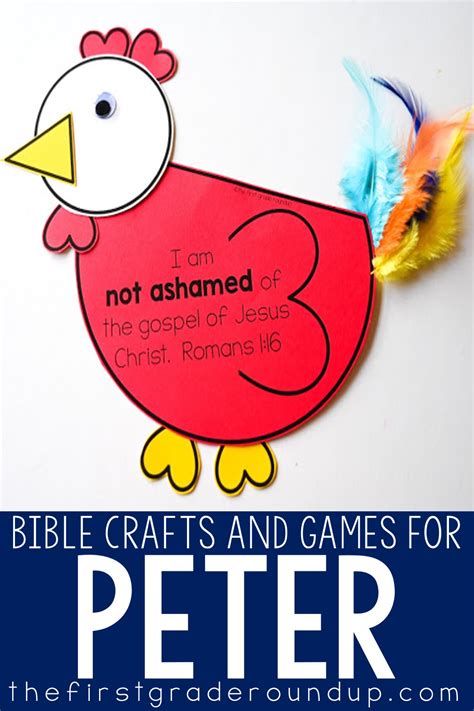 Peter Bible Story Crafts And Games Firstgraderoundup