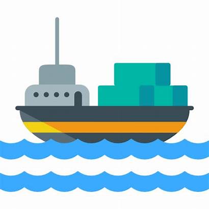 Icon Ship Cargo Boat Shipping Icons Transport