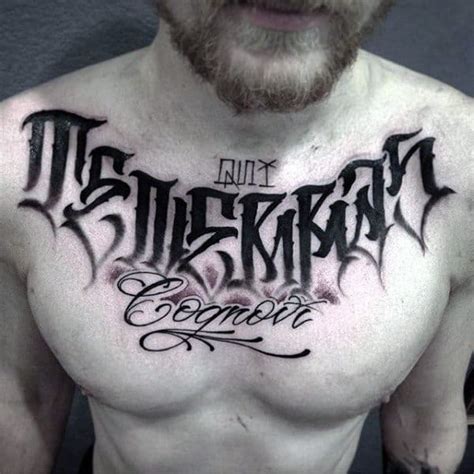 75 Tattoo Lettering Designs For Men Manly Inscribed Ink Ideas