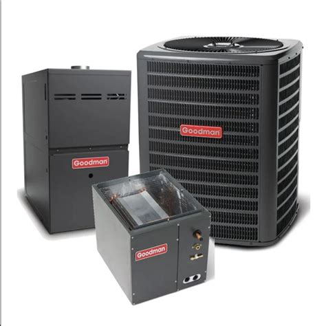 Goodman 3 Ton 14 Seer Single Stage Ac Matched With 80 Single Stage Gas