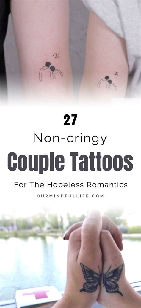 I like long, romantic walks down every aisle of target. 112 Hopelessly Romantic Couple Tattoos That Are Better Than A Ring | Romantic couples tattoos ...