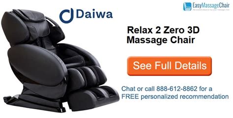 Daiwa Relax 2 Zero 3d Massage Chair Review