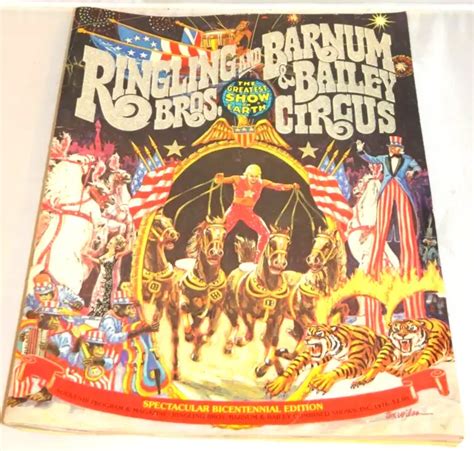 RINGLING BROS BARNUM Bailey Circus Souvenir Program Guide Tex Wilson