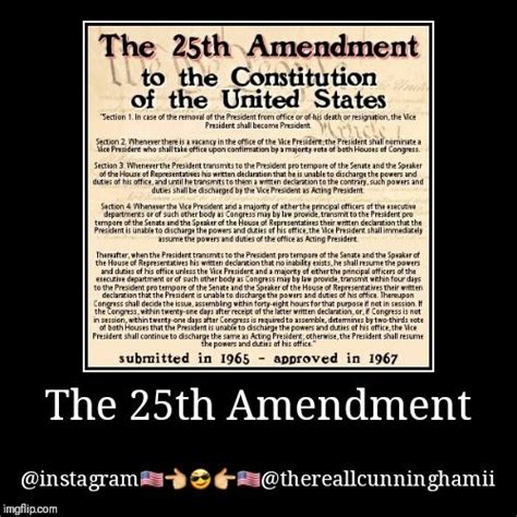 25th Amendment  25th Amendment To The Constitution Now Trend Section 3 Of The 25th