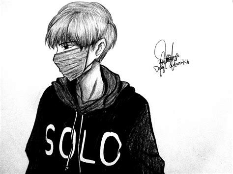 √ Sad Boy Sketch