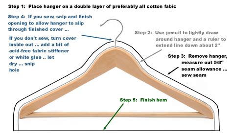 Diy Step By Step Tutorial On How To Create A Hanger Cover Wire Hanger