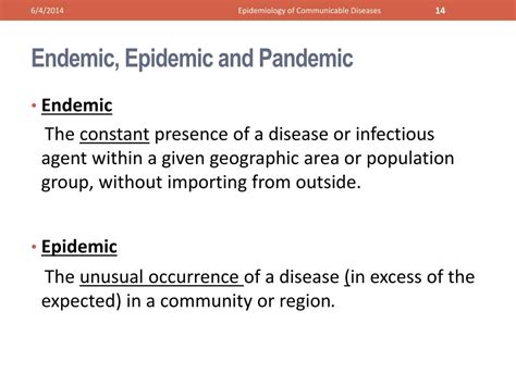 Ppt Epidemiology Of Communicable Diseases Powerpoint Presentation