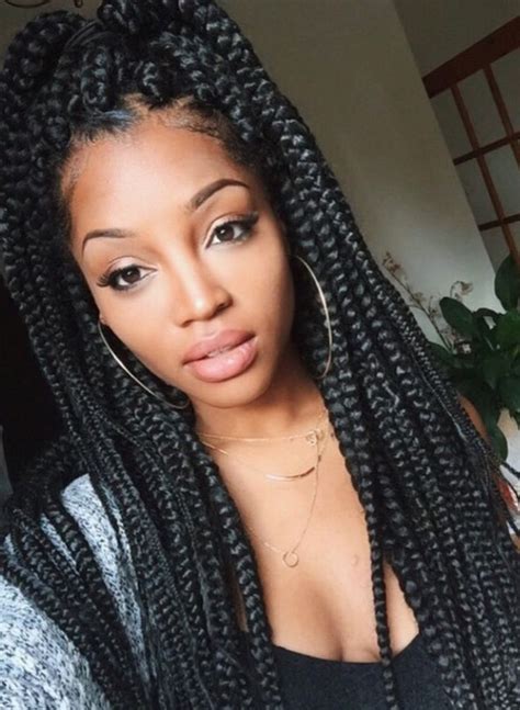 Maybe you would like to learn more about one of these? 103 Fun Box Braids Hairstyles of Different Thicknesses and ...
