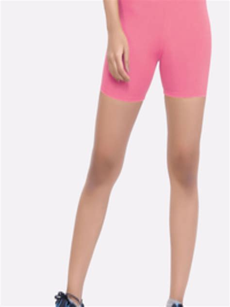 Buy Laasa Sports Women Pink Skinny Fit Training Or Gym Sports Shorts Shorts For Women 17028934