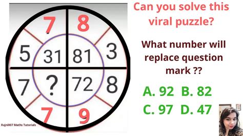 Can You Solve This Viral Puzzle CIRCLE Puzzle Best Puzzles Only