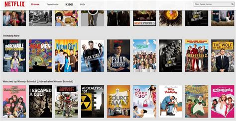 My Netflix Suggestions Include Movies Watched By Kimmy Schmidt Funny