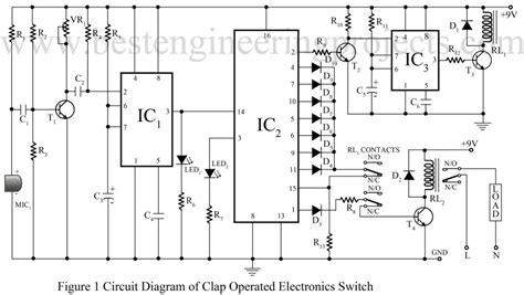 Switching And Controlling Circuit Electronic Projects