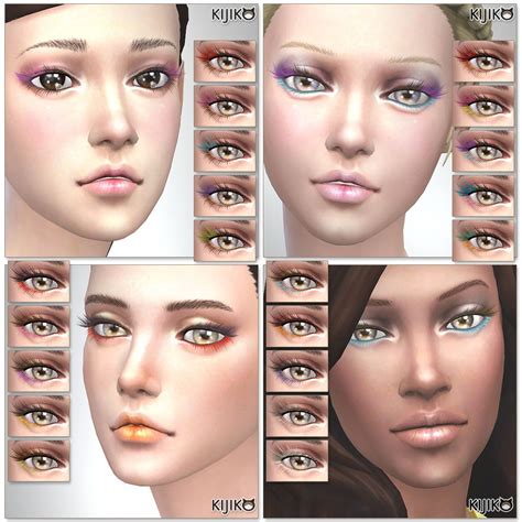 Sims 4 Kids Eyelashes Colored Eyelashes The Sims Sims The Sims4