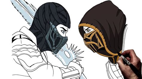 Discover More Than Scorpion Mortal Kombat Sketch Latest Seven Edu Vn