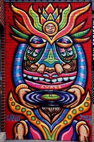 Love Chris Dyer Street Art Montreal Graffiti Art Psychedelic Art