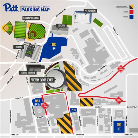 Directions And Parking Petersen Events Center