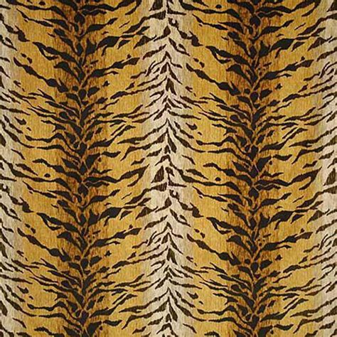 Velvet Tiger Print Upholstery Fabric Chairish