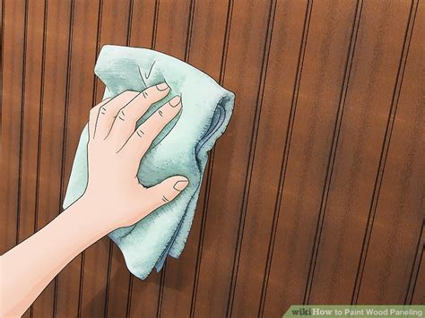 Wood paneling accent walls for a traditional home. How to Paint Wood Paneling (with Pictures) - wikiHow