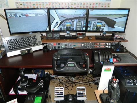 Flight Simulator X Cockpit Setup Computer Workstation, Computer