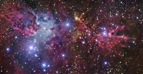 A Spectacular Picture Of The Fox Fur Nebula The Just Space