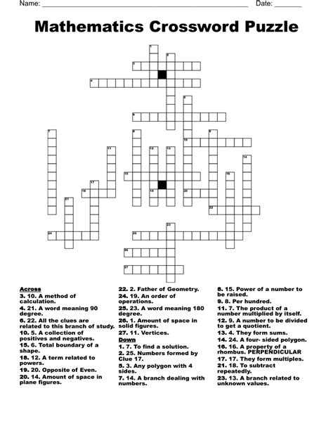 Operacions I Problemes Math Crossword Puzzle Word Search Puzzle