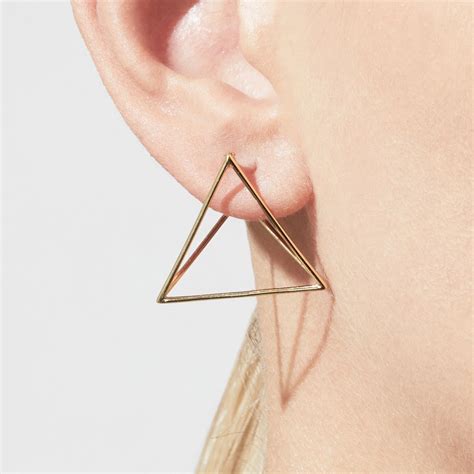 Triangle Earring Triangle Earrings Earrings Triangle