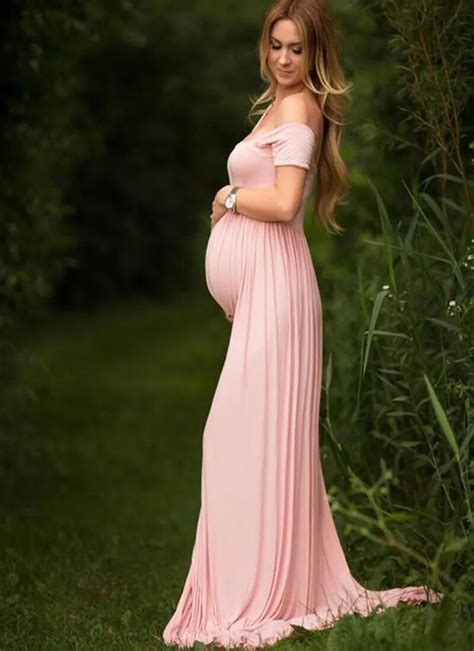 Buy Maternity Dress For Pregnant Woman For Shooting