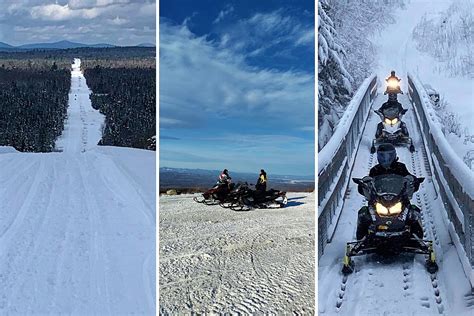 Maine Is 3 For The Most Scenic Snowmobiling Trails In America