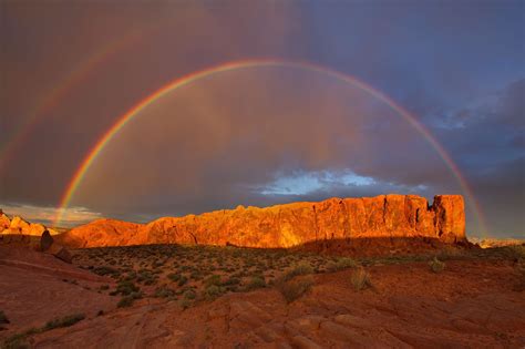 View and download for free this nature wallpaper which comes in best available resolution of 2048x1152 in high quality. Nevada, USA: Sunset . . . Rainbows . . . Photographed by ...