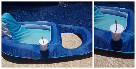 Relaxing In The Pool This Summer With The Swimways Spring Float