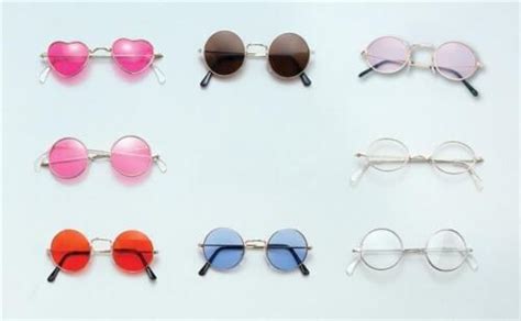 1960 s 1970 s lennon style clear round hippy glasses for fancy dress 5051090901291 ebay