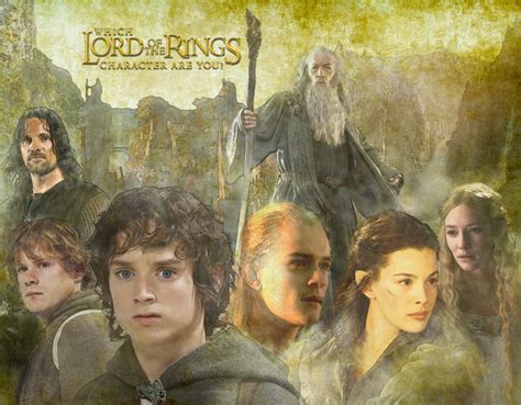 Please do not add quotes or examples from the movies on this page. Which 'Lord of the Rings' Character Are You? - Quiz - Zimbio