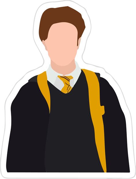 Cedric Diggory Sticker Pegatinas De Harry Potter