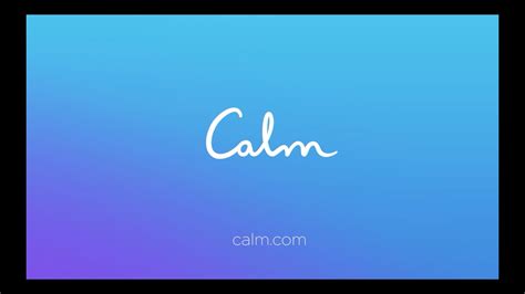 Calm is a leading app for meditation and sleep. Calm - Discover the power of meditation - YouTube