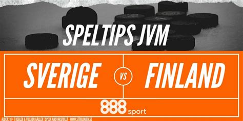 För två år sedan sabbade finland en svensk guldfest på hemmaplan i malmö genom att vinna finalen i förlängning. SPELTIPS 26/12: Sverige- Finland | JVM - VMhockey.se