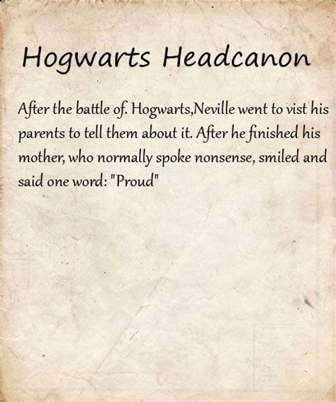 Hogwarts Headcanon Headcanon Hogwarts Harry Potter Fandom