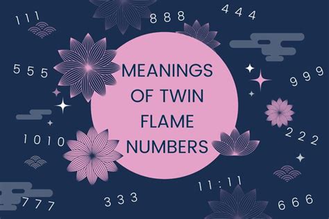 Meanings Of Twin Flame Numbers Sacred Space Twin Flame Twins Flames