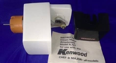 Retro Kenwood Chef Cream Maker Attachment Model A727 Orig Box A701