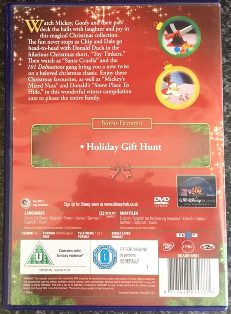 Disneys Christmas Favourites Dvd Ebay